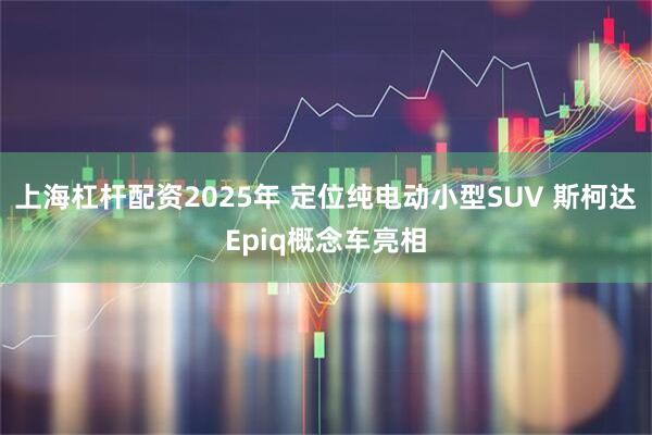 上海杠杆配资2025年 定位纯电动小型SUV 斯柯达Epiq概念车亮相