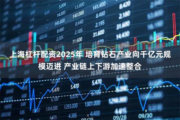 上海杠杆配资2025年 培育钻石产业向千亿元规模迈进 产业链上下游加速整合