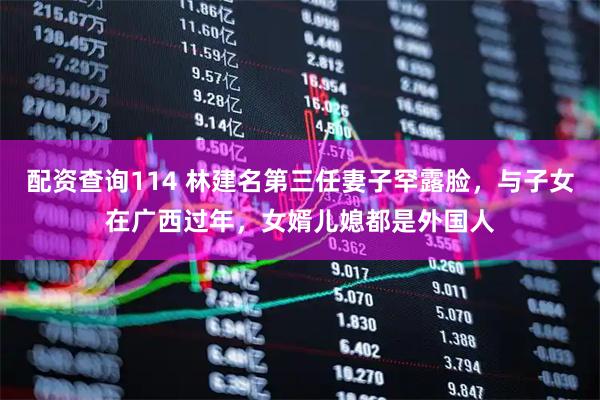 配资查询114 林建名第三任妻子罕露脸，与子女在广西过年，女婿儿媳都是外国人