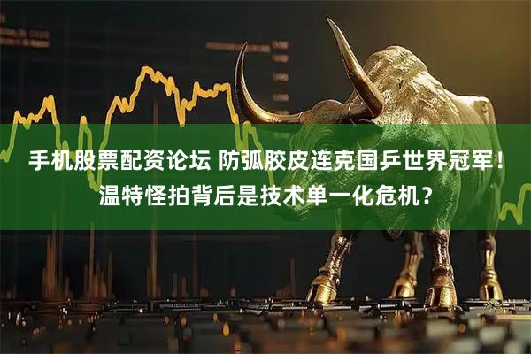 手机股票配资论坛 防弧胶皮连克国乒世界冠军！温特怪拍背后是技术单一化危机？