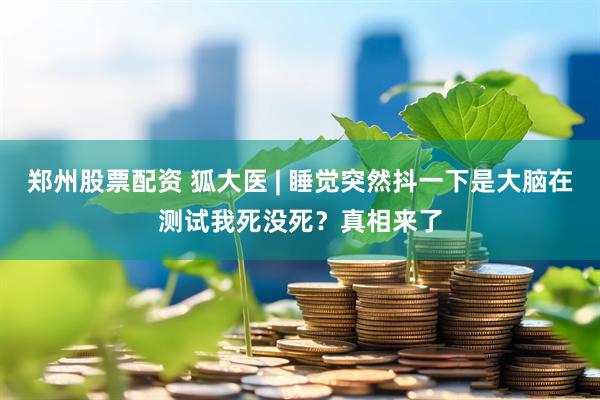 郑州股票配资 狐大医 | 睡觉突然抖一下是大脑在测试我死没死？真相来了